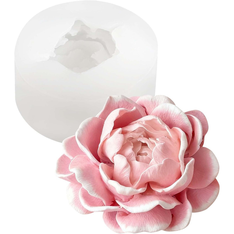 Candle Making Jug - Yasemin çiçeği mum silikon kalıbı, 3D