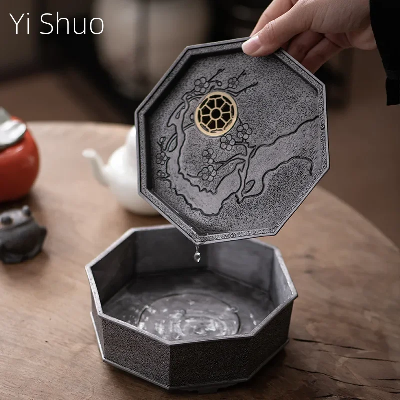 Pour Pot Aluminum - Saf Teneke Eski Pot Tepsi Retro