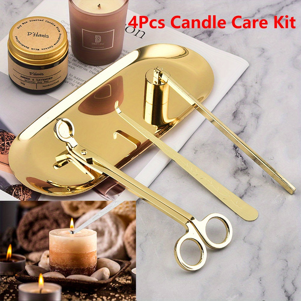 Candle Making Tools - 4 adet/takım Lüks Mum Bakım Seti