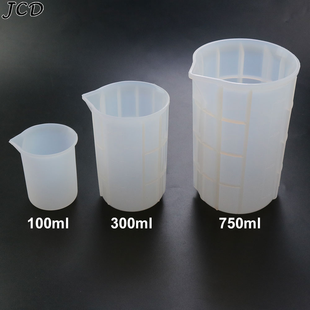 Candle Making Tools - JCD 100ML/300ML/750ML silikon ölçüm kabı ölçekli