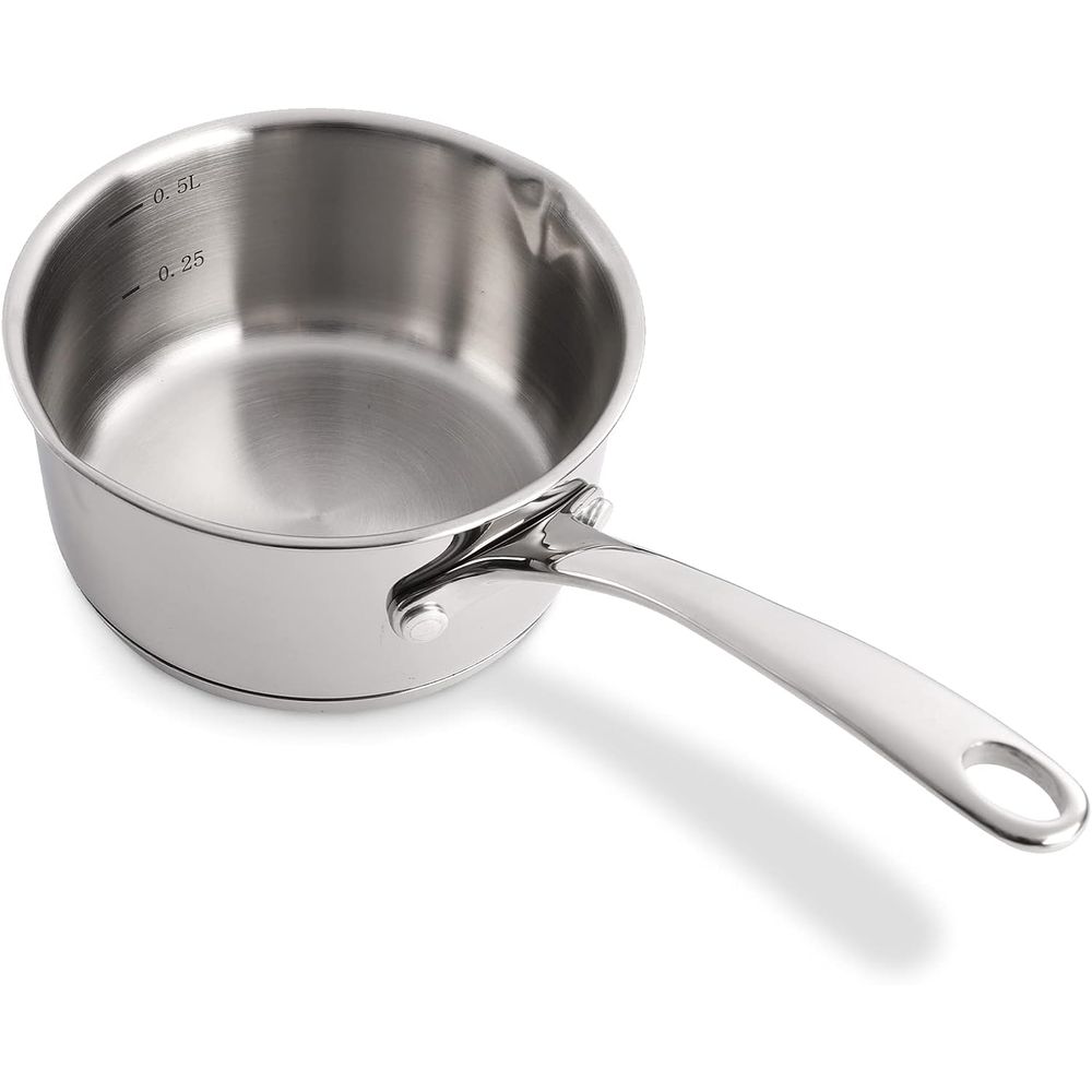 Pour Pot Aluminum - 18/10 Paslanmaz Çelik Tereyağı Isıtıcı Ölçü