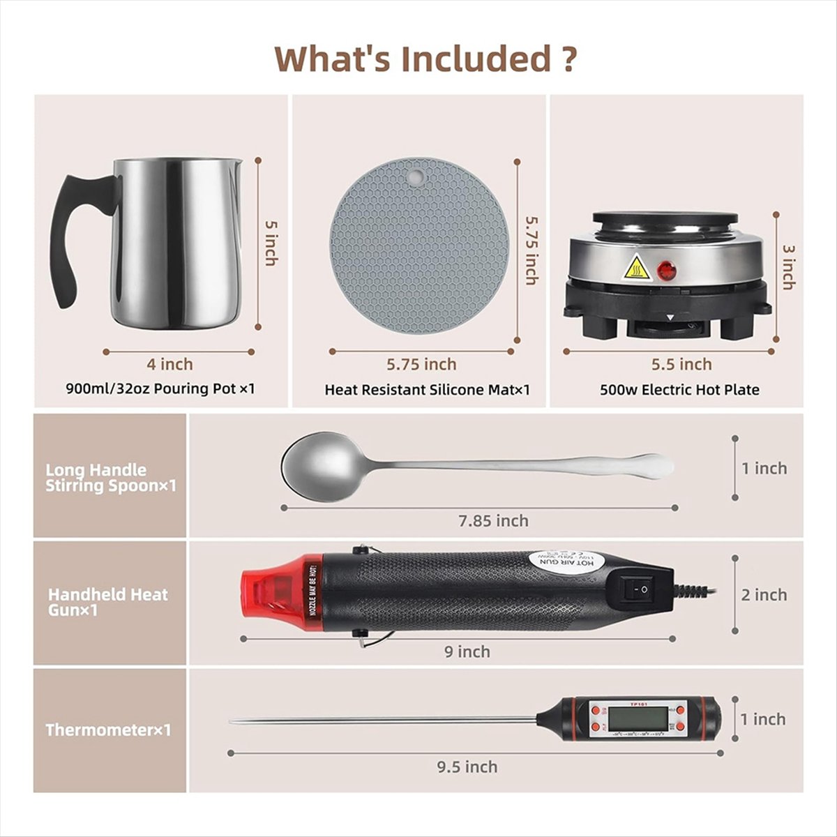 Candle Making Kit For Beginners - Mum Yapma Seti, Yeni Başlayanlar İçin,