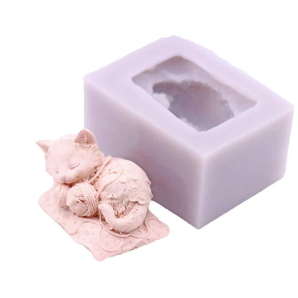3D Kedi İplik Topu ile Oynayan - Candle Making Yarn incelemesi ve fiyatı