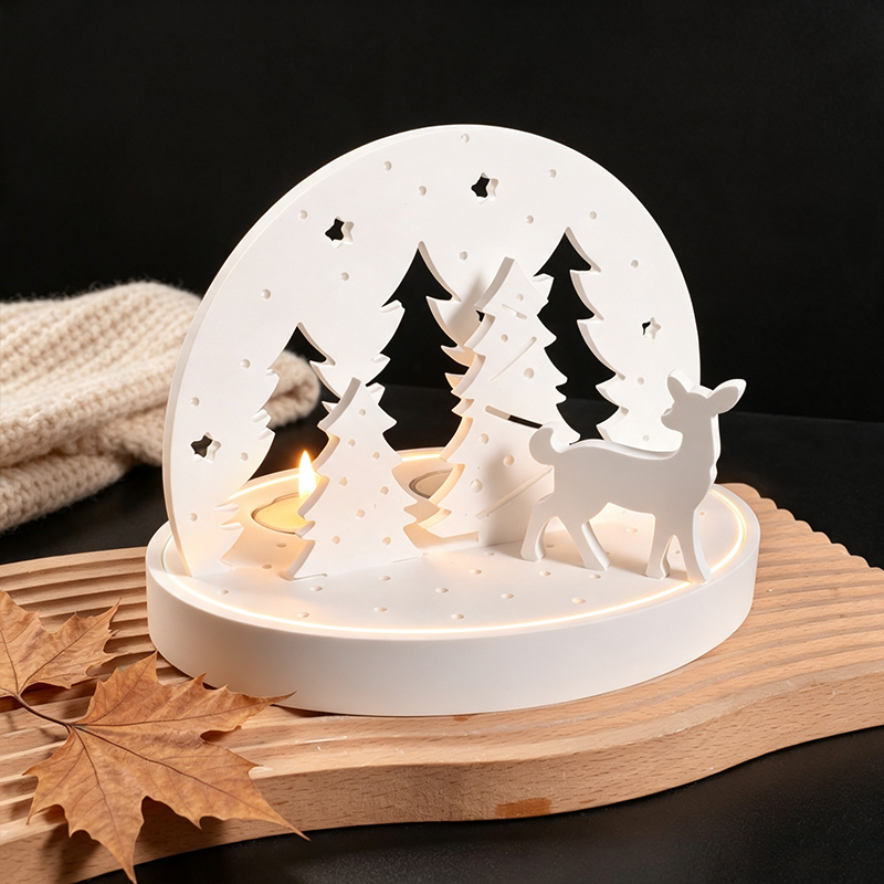 Noel Geyiği Tealight Mumluk Si - Candle Making Tools incelemesi ve fiyatı