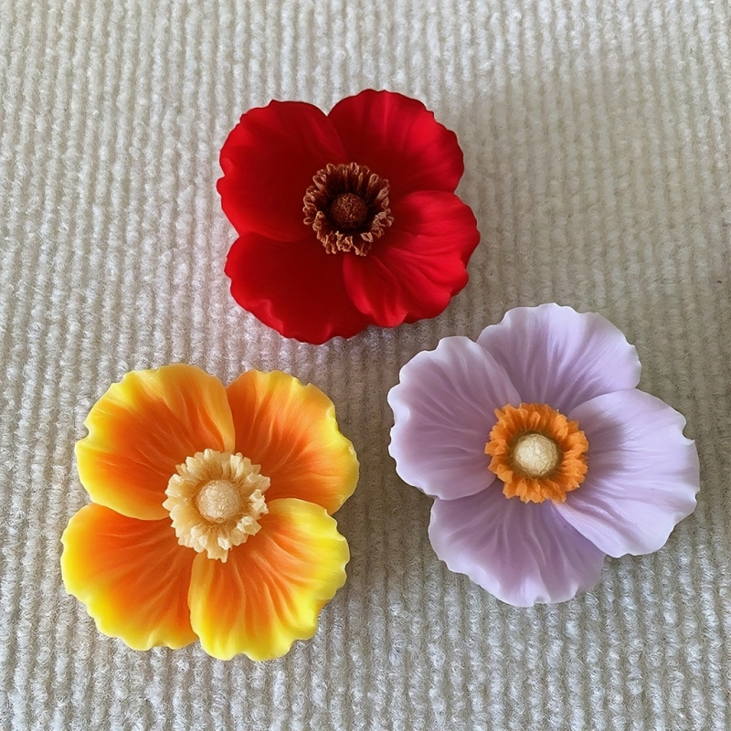 3 Çiçekli silikon kalıp, Silik - Candle Making Jug incelemesi ve fiyatı