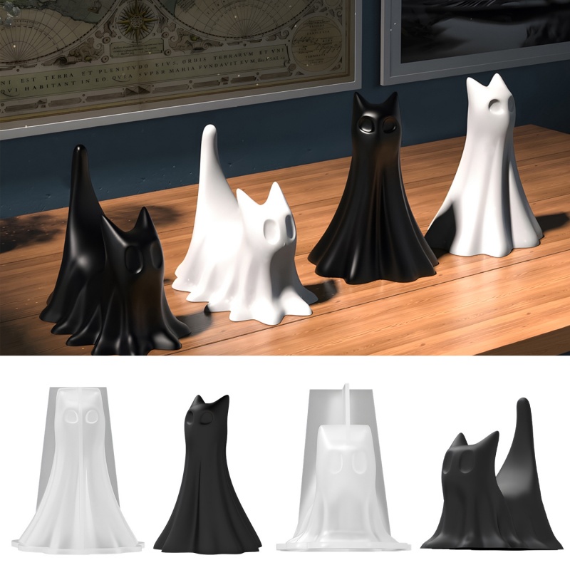 Hayalet Kedi Cadılar Bayramı M - Candle Making Tools incelemesi ve fiyatı