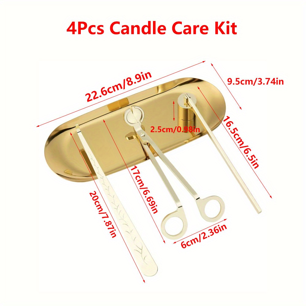 4 adet/takım Lüks Mum Bakım Se - Candle Making Tools incelemesi ve fiyatı