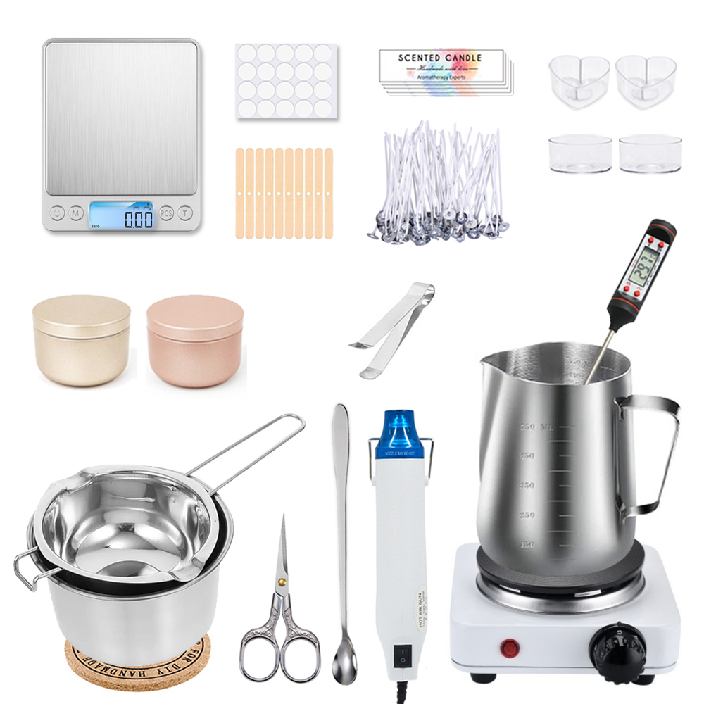 Balmumu Eritme Sıcak Plaka ile - Candle Making Kit For Beginners incelemesi ve fiyatı