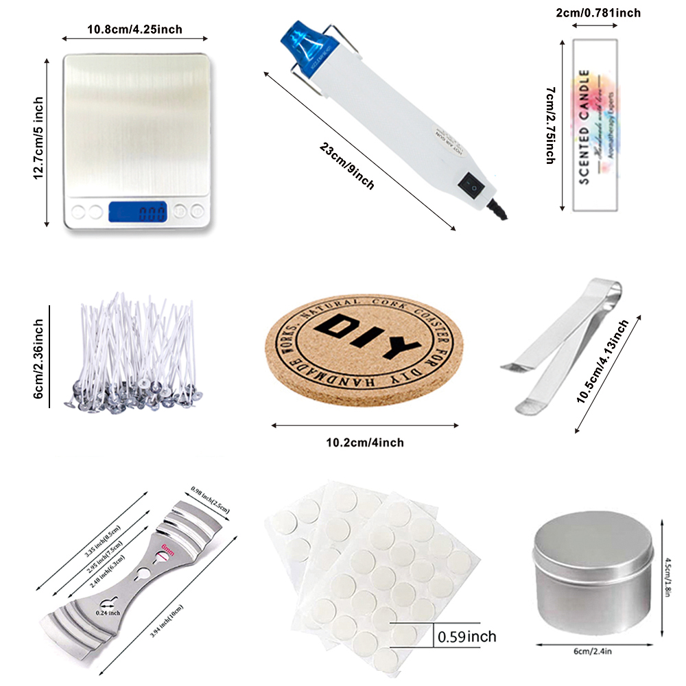 Balmumu Eritme Sıcak Plaka ile - Candle Making Kit For Beginners incelemesi ve fiyatı