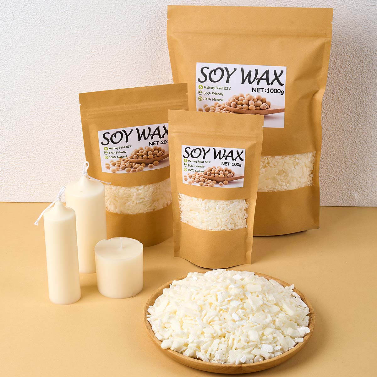 1 Pound Saf Beyaz Soya Balmumu - Candle Making Experience incelemesi ve fiyatı