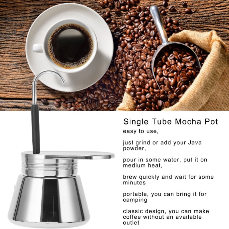 Tek Ağızlı Mocha Pot Paslanmaz - Pour Pot Aluminum incelemesi ve fiyatı